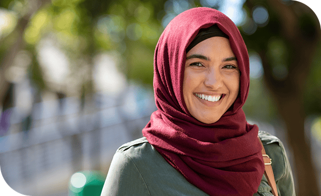 Young Muslim woman wearing hijab