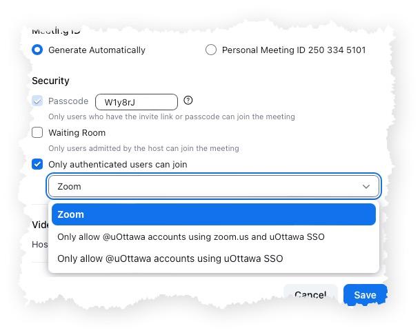 require authentification